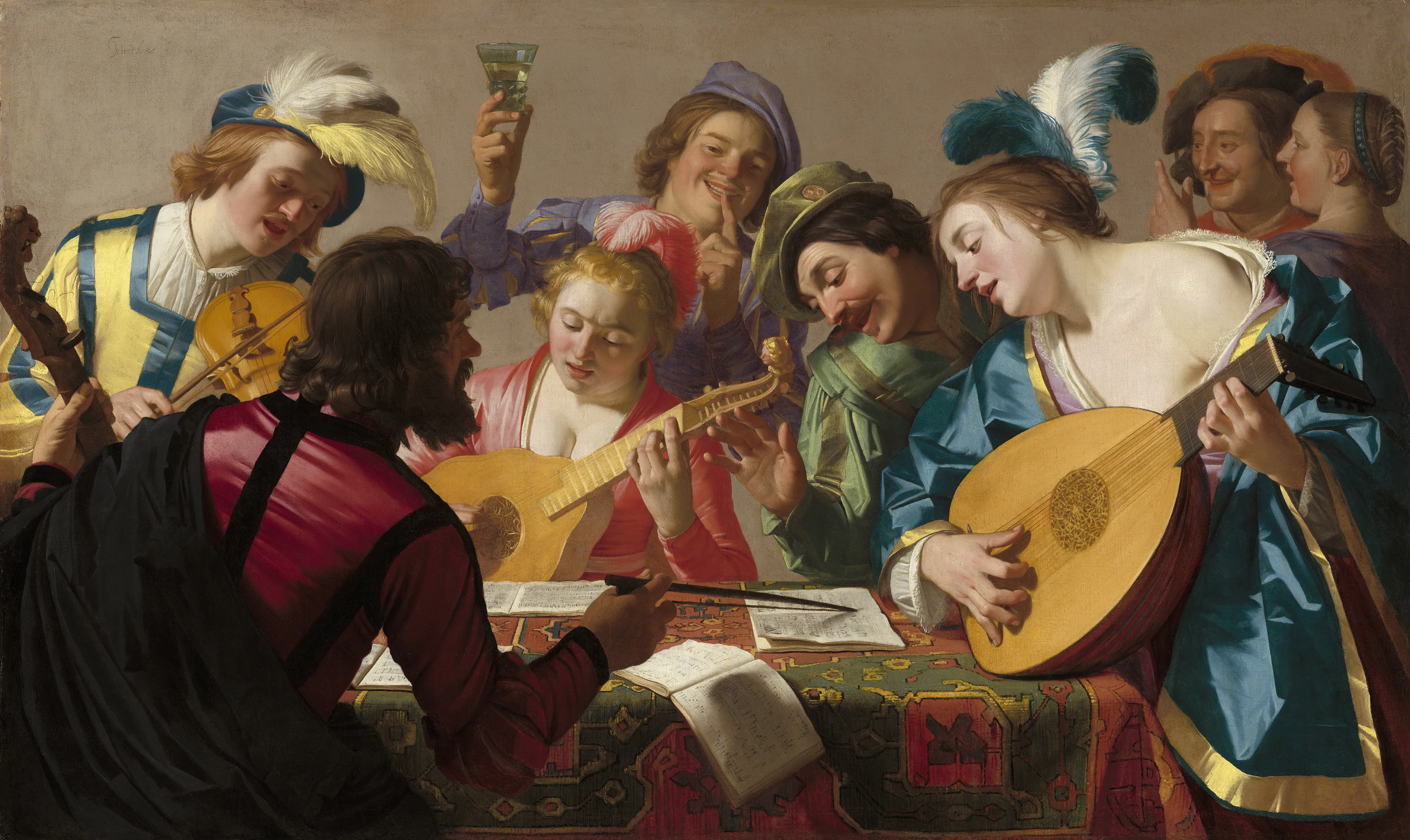 The Concert, Gerard van Honthorst